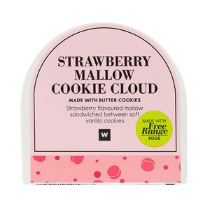 Strawberry Mallow Cookie Cloud Sandwich