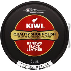 Kiwi Wax Rich Black Shoe Polish 50 ml