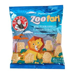Bakers Zoofari Mini Plain Vanilla Biscuit 40 g