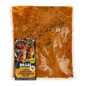 Tikka Marinated Free Range Chicken Breast Fillets Avg 750 g