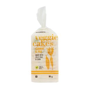 Carrot and Pea Veggie Cakes 80 g