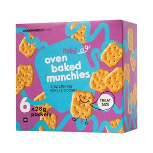 Mini Oven Baked Munchies 6 x 28 g