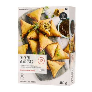 Frozen Chicken Samoosas 12 pk