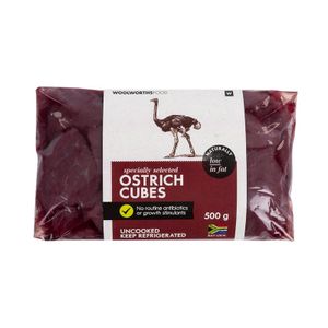 Ostrich Cubes 500 g
