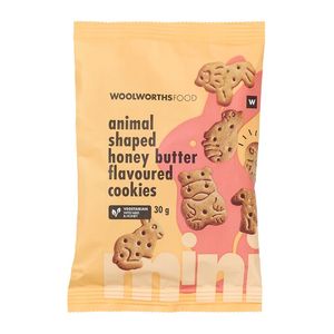 Animal Shaped Honey & Butter Cookies 30 g