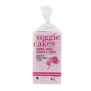 Purple Sweet Potato and Lentil Veggie Cakes 80 g
