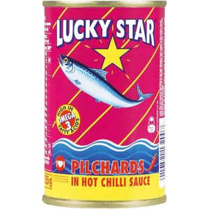 Lucky Star Pilchards in Hot Chilli Sauce 155 g