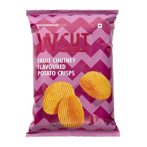 WCUT? Fruit Chutney Flavoured Potato Crisps 125 g