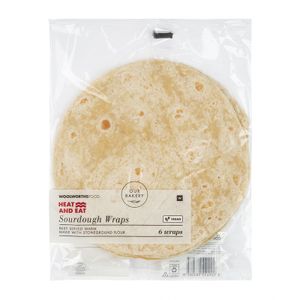 Heat and Eat Sourdough Wraps 6 pk