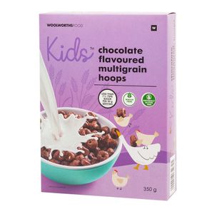 Kids? Chocolate Flavoured Multigrain Hoops 350 g