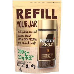 Nescafe Gold Instant Coffee Refill Pack 220 g
