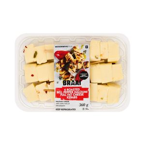 Roasted Bell Pepper Haloumi Full Fat Cheese Kebabs 6 pk