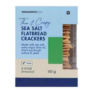 Sea Salt Sourdough Flatbread Crackers 150 g
