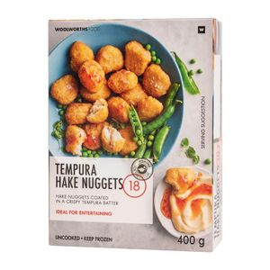 Frozen Tempura Hake Nuggets 400 g
