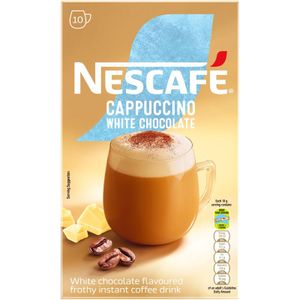 Nescafe Gold White Chocolate Cappuccino Sachets 10 x 18 g