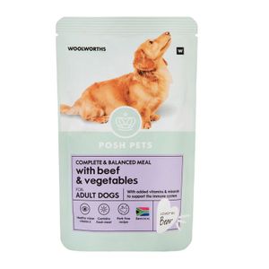 Posh Pets Complete and Balanced Meal with Beef and Vegetables Adult Dog Food 150 g