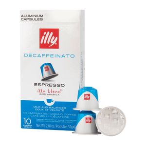Illy Espresso Decaffeinato Roast Coffee Capsules 10 pk