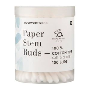 Paper Stem Cotton Buds 100 pk
