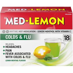 Med-Lemon Menthol 18 pk