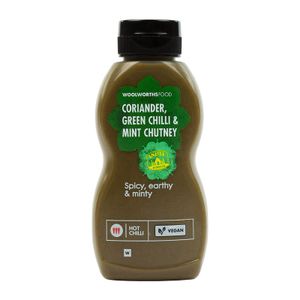 Coriander, Green Chilli and Mint Chutney 220 g