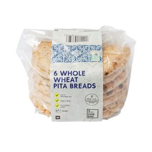 Wholewheat Pita Breads 6 pk