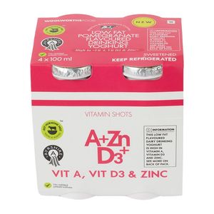 Ayrshire Low Fat Pomegranate Flavoured Drinking Yoghurt 4 x 100 ml