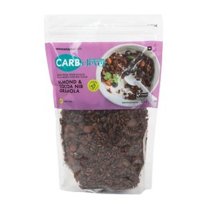 Carb Clever? Almond and Cocoa Nib Granola 500 g