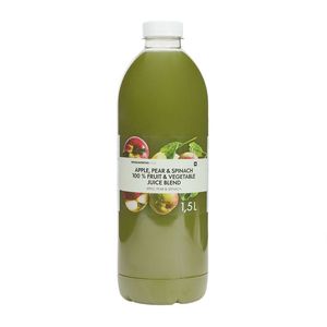 100 % Apple, Pear & Spinach Fruit & Vegetable Juice Blend 1.5 L
