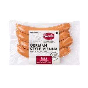 Beech Wood Smoked German Style Viennas 250 g