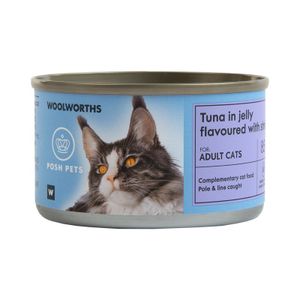 Posh Pets Tuna in Jelly Flavoured with Shrimp Adult Cat Food 85 g