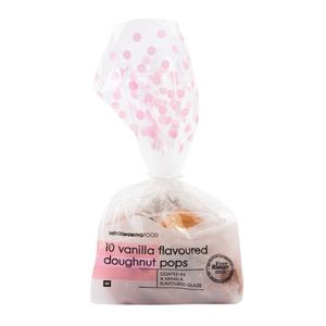 Vanilla Flavoured Doughnut Pops 10 pk