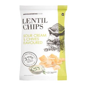 Sour Cream and Chives Flavoured Lentil Chips 40 g