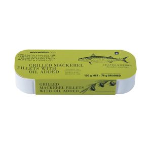 Grilled Mackerel Fillets with Oil 120 g