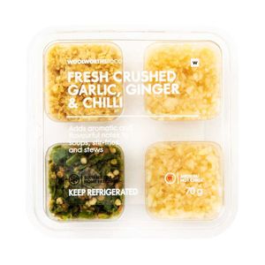 Fresh Crushed Garlic, Ginger & Chilli 70 g