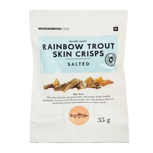 Rainbow Trout Skin Salted Crisps 35 g