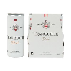 Tranquille Blush Rose 4 x 250 ml