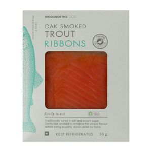 Oak Smoked Trout Ribbons 50 g