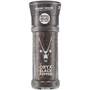Oryx Black Peppercorns with Grinder 50 g