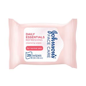 Johnson's Daily Essentials Refreshing Cleansing Facial Wipes 25 pcs
