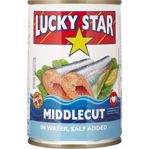 Lucky Star Middlecut in Water, Salt Added 425 g