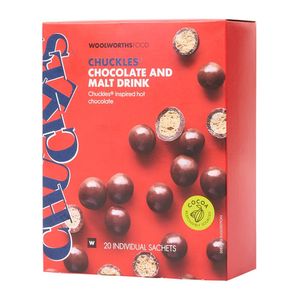 CHUCKLES? Hot Chocolate Sachets 20 x 30 g