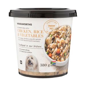 Fresh Pet Chicken, Rice and Vegetables Dog Food 380 g