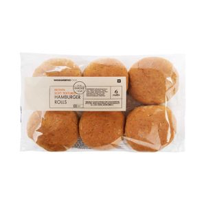 Brown Hamburger Rolls 6 pk