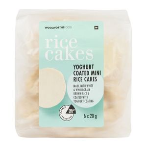 Yoghurt Coated Mini Rice Cakes 6 x 20 g
