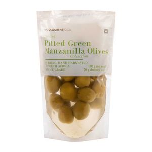 Pitted Green Manzanilla Olives 180 g