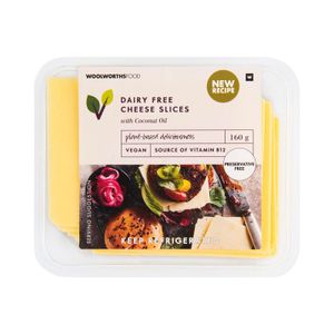Plant Powered? Dairy Free Cheddar Flavoured Cheese Slices 160 g