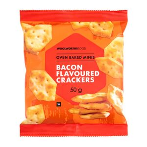 Bacon Flavoured Mini Crackers 50 g