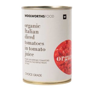 Organic Italian Chopped Tomatoes 400 g