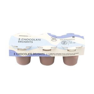 Chocolate Delights Dessert 3 x 125 ml