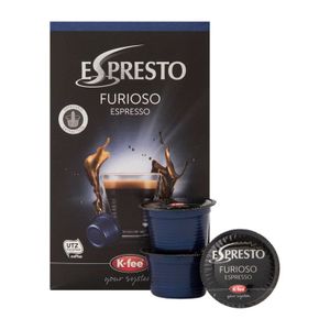 Espresto Furioso Espresso Coffee Capsules 16 pk